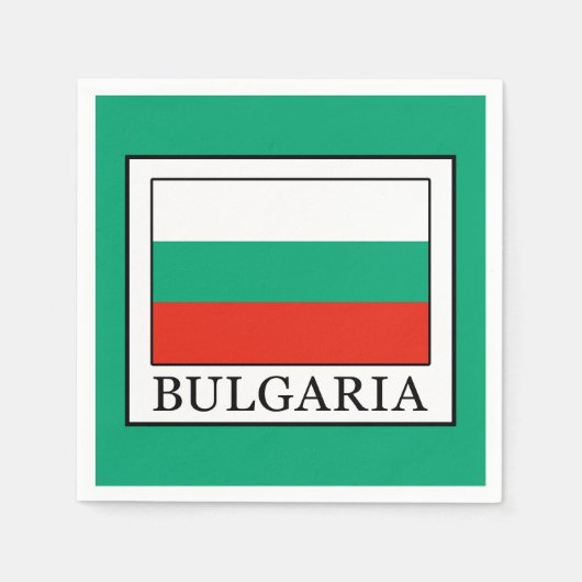 Bulgarien Serviette (Vorderseite)