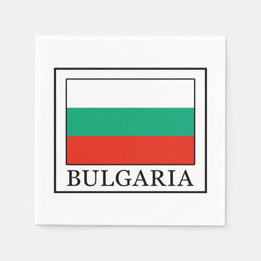 Bulgarien Serviette (Vorderseite)