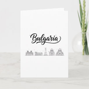 Bulgarien Skyline Reise Urlaub Outfits  Karte