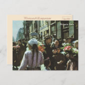 Bulgarien, Sofia-Straße-Szene Postkarte (Vorne/Hinten)