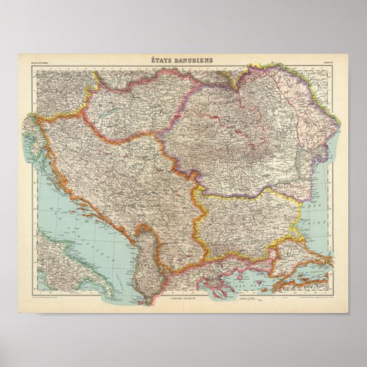 Bulgarien und Serbien Poster (Vorne)