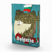 Bulgarien Vintage-Reiseposter Fotoblock (Rechts)