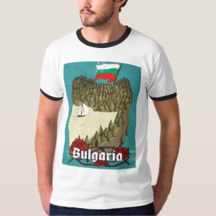 Bulgarien Vintage-Reiseposter T-Shirt