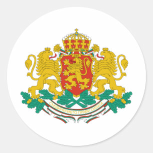 Bulgarien-Wappen Runder Aufkleber