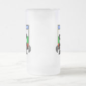 Bulgarien Weightlift Panda Mattglas Bierglas (Mittel)