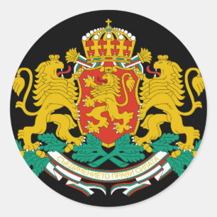 Bulgarienemblem Runder Aufkleber