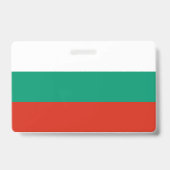 Bulgarienflagge Ausweis (Rückseite)