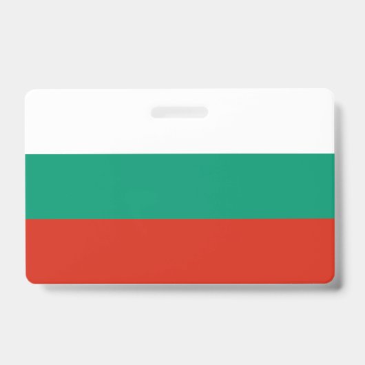 Bulgarienflagge Ausweis (Vorderseite)