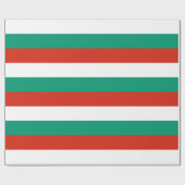 Bulgarienflagge Geschenkpapier (Flach)