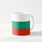 Bulgarienflagge Kaffeetasse (VorderseiteRechts)
