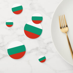 Bulgarienflagge Konfetti