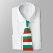 Bulgarienflagge Krawatte (Gebunden)