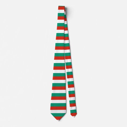 Bulgarienflagge Krawatte (Vorderseite)