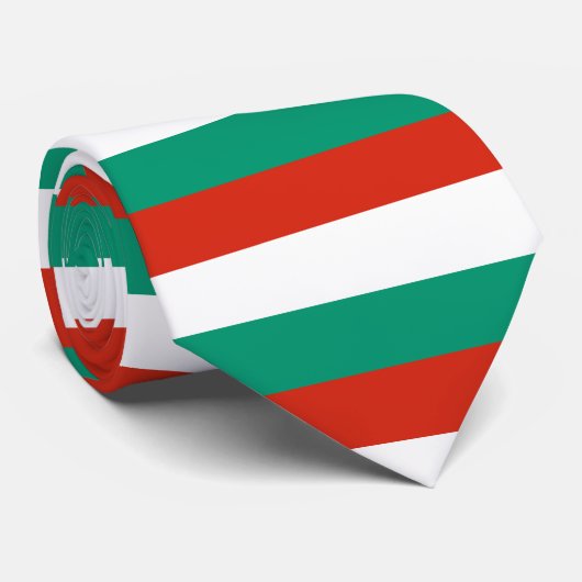 Bulgarienflagge Krawatte (Gerollt)