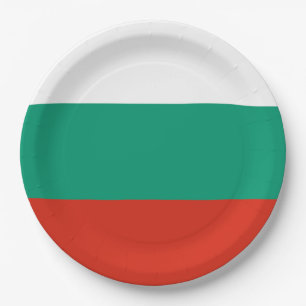 Bulgarienflagge Pappteller