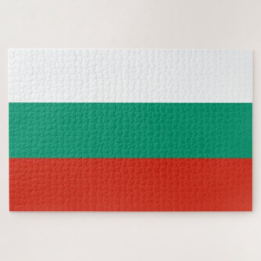 Bulgarienflagge Puzzle (Horizontal)