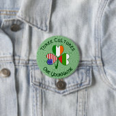 Bulgarisch-Amerikanisches Kleeblatt für die Flagge Button (Beispiel)