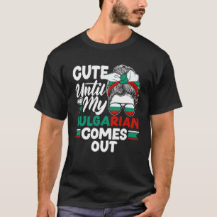 Bulgarisch Bulgarien Flagge Niedlich Bis Mein Bulg T-Shirt
