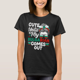 Bulgarisch Bulgarien Flagge Süß Bis Mein Bulgarisc T-Shirt