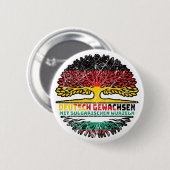 Bulgarisch Deutsch Deutschland Baum Button (Vorne & Hinten)