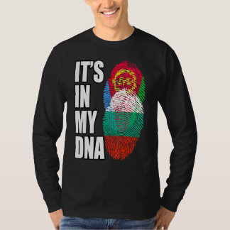 Bulgarisch-eritreische DNA-Flagge-Erbe-Mischung T-Shirt