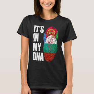 Bulgarisch-eritreische DNA-Flagge-Erbe-Mischung T-Shirt