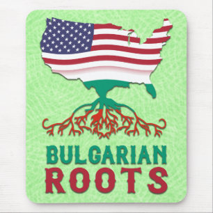 Bulgarische Amerikanische Wurzeln Mousepad