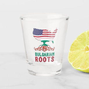Bulgarische Amerikanische Wurzeln Schnapsglas