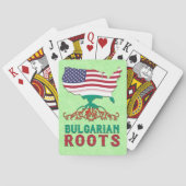 Bulgarische Amerikanische Wurzeln Spielkarten (Rückseite)