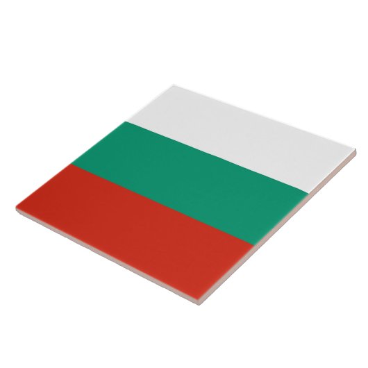 Bulgarische Flag Tile Fliese (Seite)