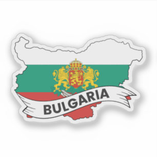 Bulgarische Flagge Aufkleber