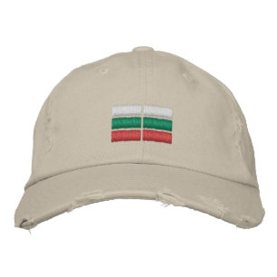 Bulgarische Flagge bestickt Baseballkappe Bestickte Baseballkappe
