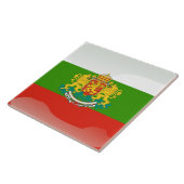 Bulgarische Flagge Fliese (Seite)