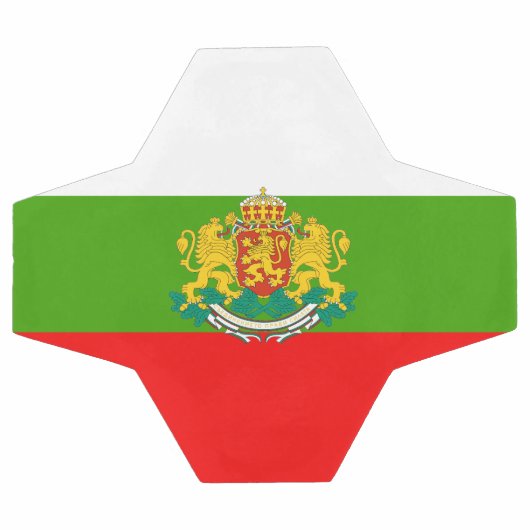 Bulgarische Flagge Fußball (Flach)