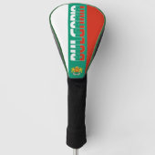 Bulgarische Flagge Gorgetic Patriotic Golf Headcover (Vorderseite)