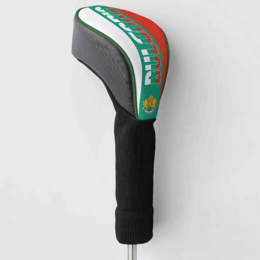 Bulgarische Flagge Gorgetic Patriotic Golf Headcover (angewinkelt)