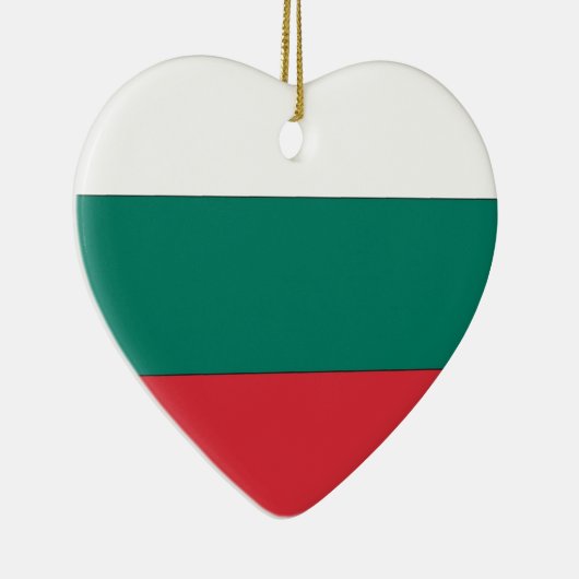 Bulgarische Flagge Keramik Ornament (Rechts)