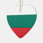 Bulgarische Flagge Keramik Ornament (Links)