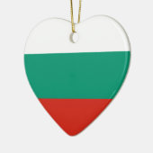 Bulgarische Flagge Keramikornament (Links)