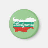 Bulgarische Flagge Magnet (Vorne)