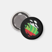 Bulgarische Flagge Magnet (Vorderseite/Rückseite)