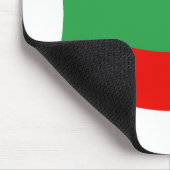 Bulgarische Flagge Mousepad (Ecke)