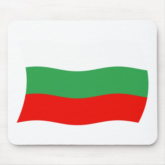 Bulgarische Flagge Mousepad (Vorne)