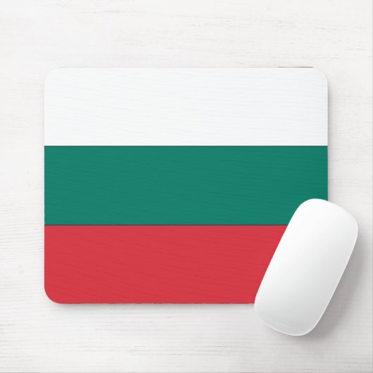 Bulgarische Flagge Mousepad (Mit Mouse)