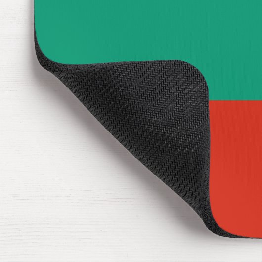 Bulgarische Flagge Mousepad (Ecke)