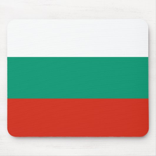 Bulgarische Flagge Mousepad (Vorne)