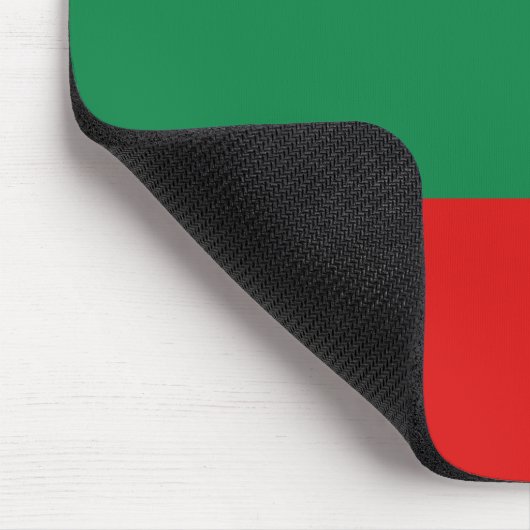 Bulgarische Flagge Mousepad (Ecke)
