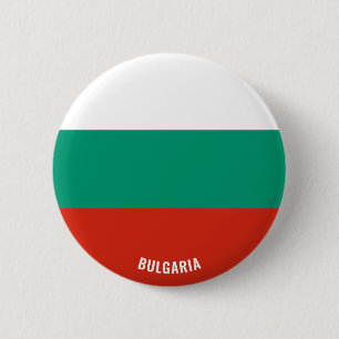 Bulgarische Flagge Niedlicher Patriotikknopf Button