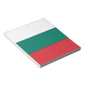 Bulgarische Flagge Notizblock (angewinkelt)