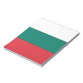Bulgarische Flagge Notizblock (Rotiert)